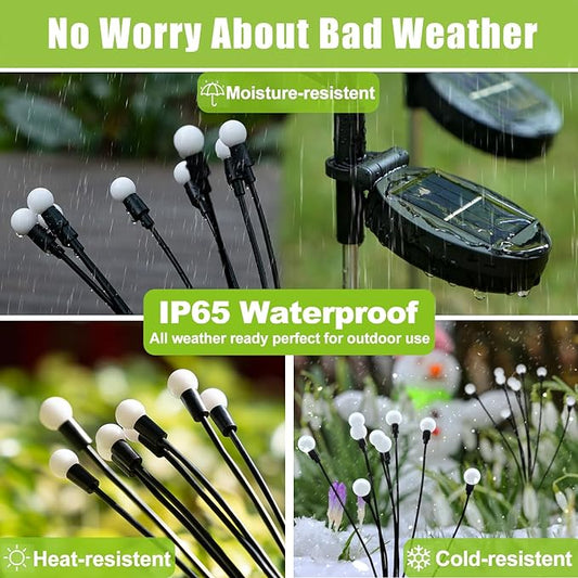 Solar Powered Firefly Light - IPS65 Waterproof