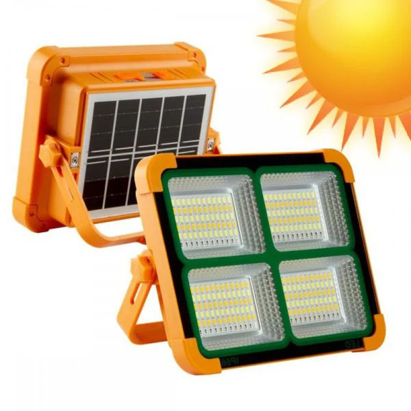 400 Watt Solar LED Light with 5000MAH Solar Power Bank , 4 Modes, Waterproof Portable Solar Power Outdoor Working Light