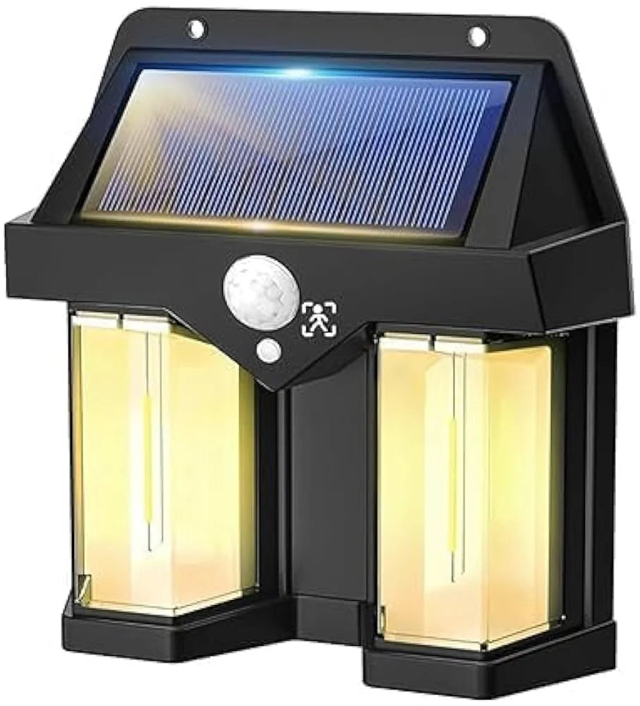 CL-228 Dual Solar Wall Lamp – Infrared Motion Sensor & Dual Light Design