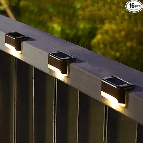 Wireless Solar Deck Lights ✨(PACK OF 4)
