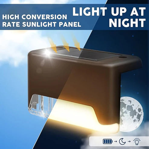 Wireless Solar Deck Lights ✨(PACK OF 4)