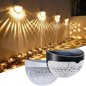 LED Solar Waterproof Fence Lights (PACK OF 4)