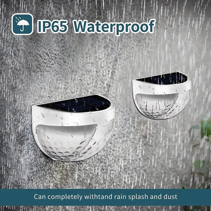 LED Solar Waterproof Fence Lights (PACK OF 4)