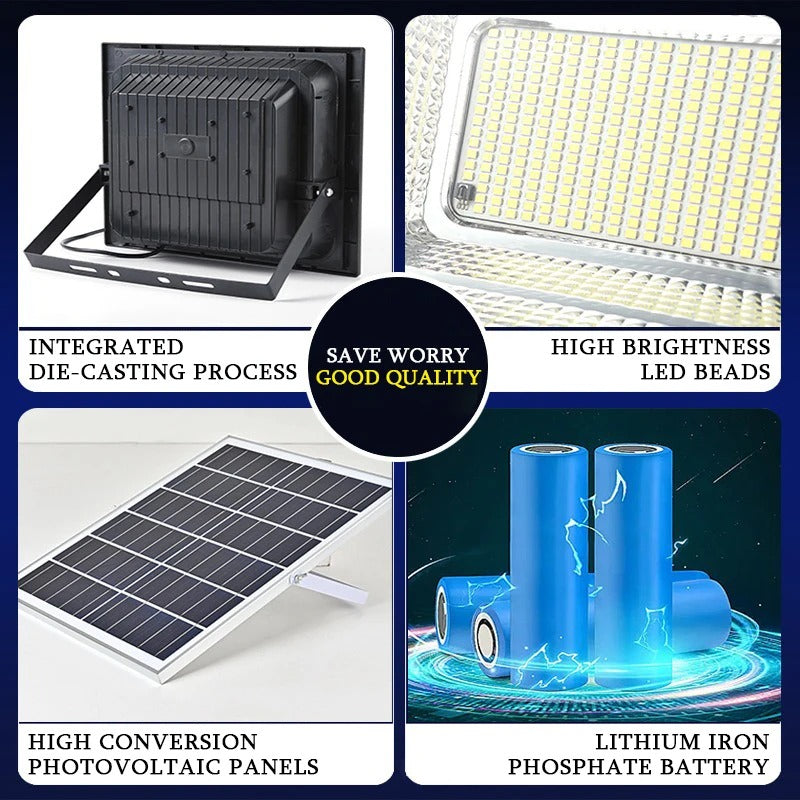 100W Solar Flood Light