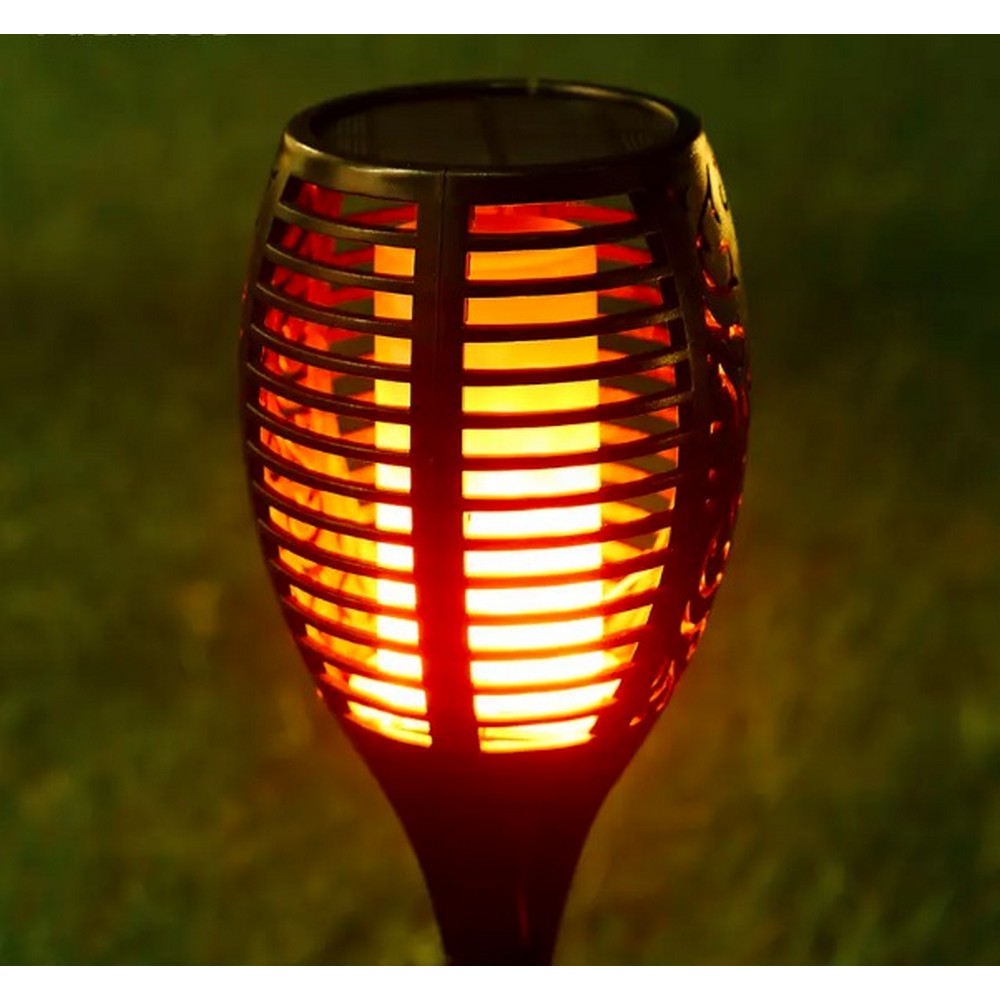 Solar Fire Lamp With Flame Effect