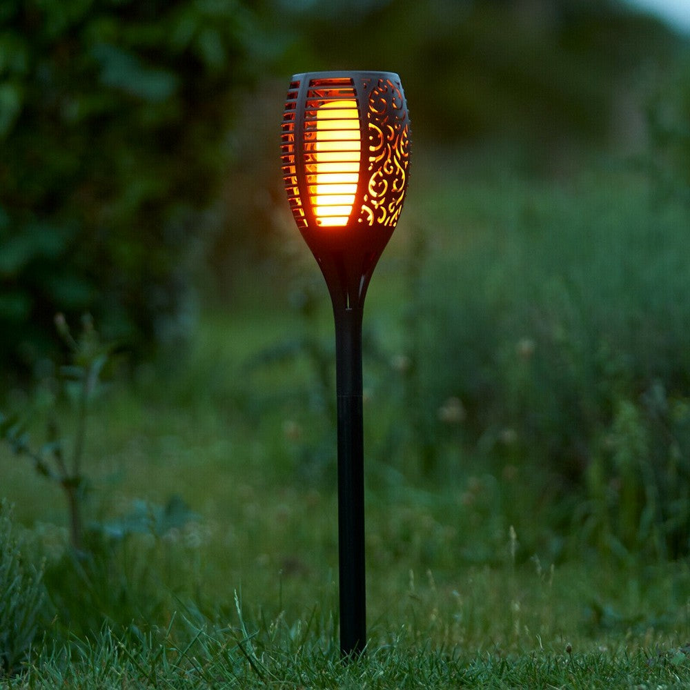 Solar Fire Lamp With Flame Effect