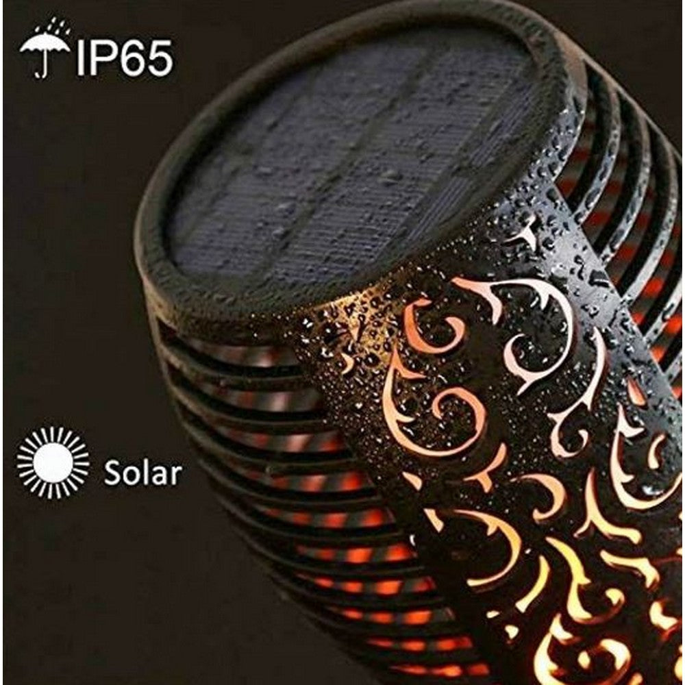 Solar Fire Lamp With Flame Effect